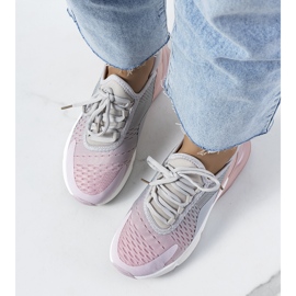 Szürke sportcipő a Glaner márkától rózsaszín 1 Szürke sportcipő a Glaner márkától rózsaszín 1