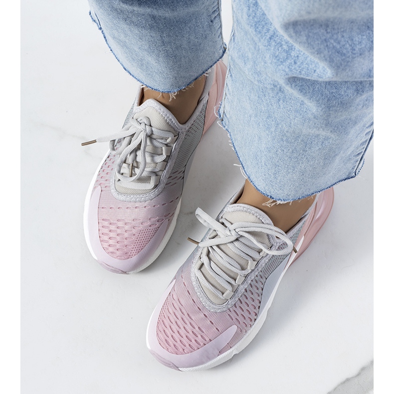 Szürke sportcipő a Glaner márkától rózsaszín 1 Szürke sportcipő a Glaner márkától rózsaszín 1