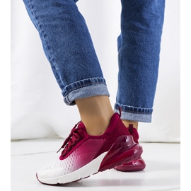 Glaner bordó sportcipő fehér 2