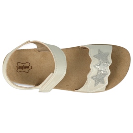 Befado Sandals Girls 068Y003 Fehér és ezüst 2