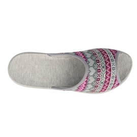 Befado női cipő pu 254D133 rózsaszín szürke 3