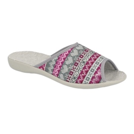 Befado női cipő pu 254D133 rózsaszín szürke 1