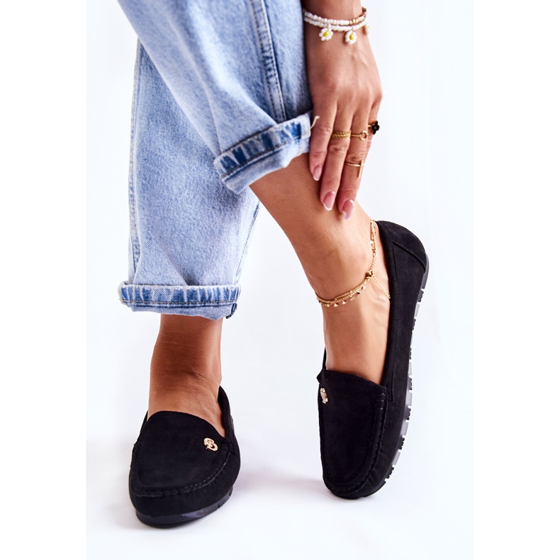 PS1 Női fekete velúr cipők Colena 2 PS1 Női fekete velúr cipők Colena 2