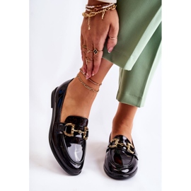 WS1 Női lakkozott fekete Coriso mokaszin 2