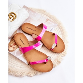 WS1 Női lakkozott papucs Fuchsia Jimena rózsaszín 1