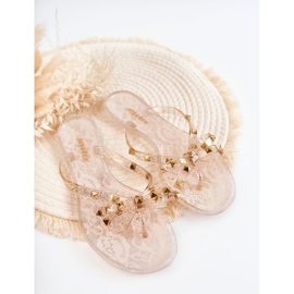 WJ1 Női Nude Monise gumi papucs bézs 1