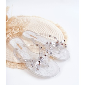 WJ1 Női gumi Flip Flop átlátszó Monise színtelen 2