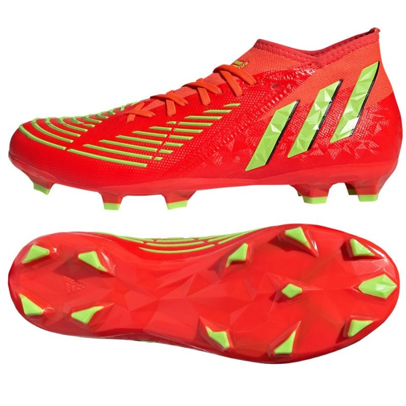 Adidas Predator Edge.2 Fg GW1009 cipő piros narancs és vörös 1 Adidas Predator Edge.2 Fg GW1009 cipő piros narancs és vörös 1