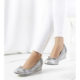 Ezüst ék alakú Blance tornacipő 2