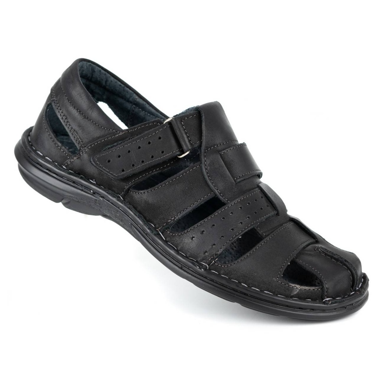 Olivier Fekete férfi szandál 467 2