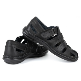 Olivier Fekete férfi szandál 467 4