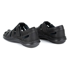 Olivier Fekete férfi szandál 467 5