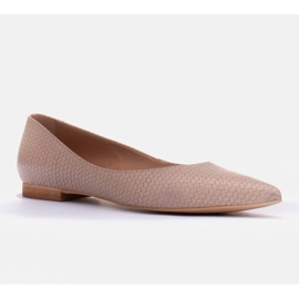 Marco Shoes Finom balerinák bézs 1