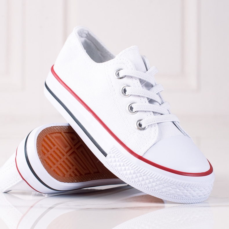 Fehér Vico gumis gyerekcipő 2