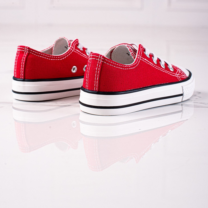 Piros Vico gumis gyerek tornacipő 1