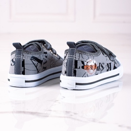 Shelovet fiú tornacipő szürke tépőzárral 1