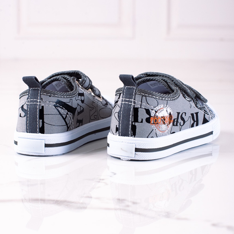 Shelovet fiú tornacipő szürke tépőzárral 1