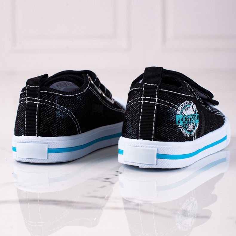 Shelovet fiú tornacipő fekete tépőzárral 1