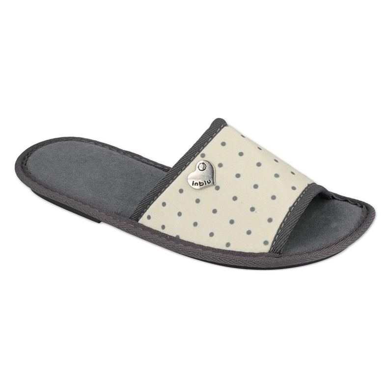 Inblu női cipő 155D104 bézs szürke 3