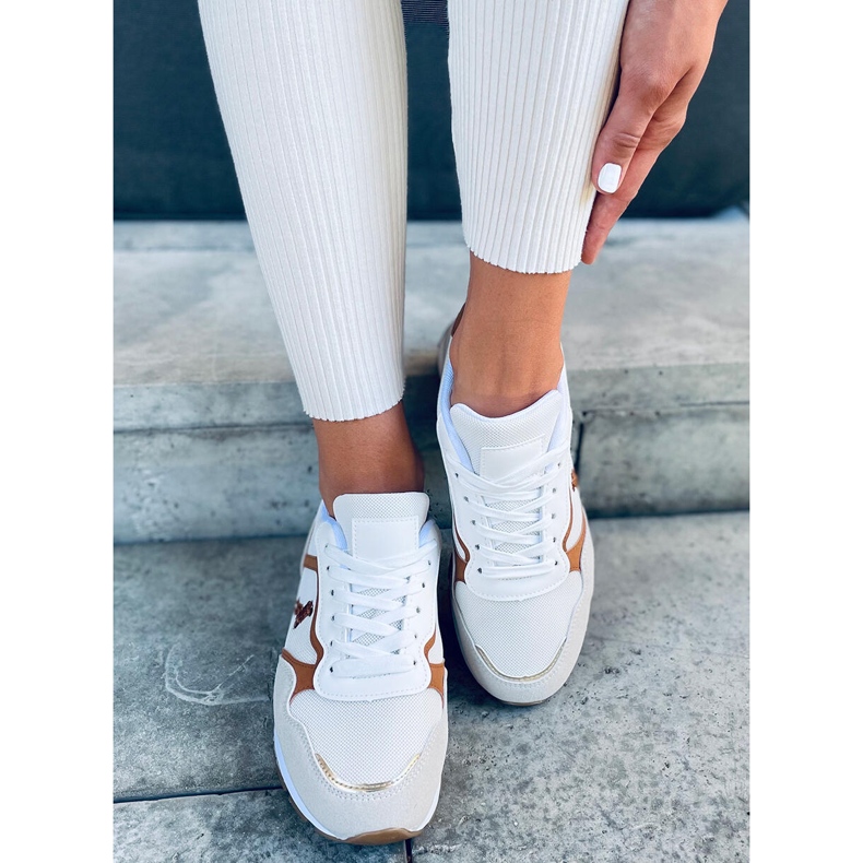 Furlo Camel női sportcipő bézs fehér barna 1