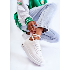 PG1 Klasszikus Eco-bőr sportcipő, fehér Jennys 2