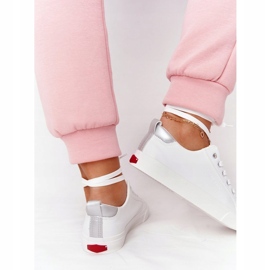 Big Star Női ökobőr cipők Cross Jeans HH2R4001C Fehér 4