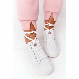 Big Star Női ökobőr cipők Cross Jeans HH2R4001C Fehér 1