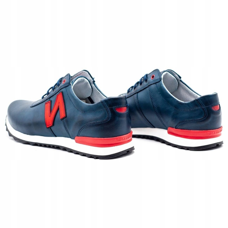 Joker Férfi alkalmi cipő 301J sötétkék piros 5