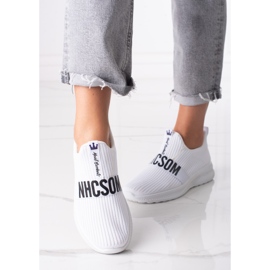 Shelovet női fehér textil tornacipő 1 Shelovet női fehér textil tornacipő 1