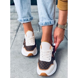 Akira Camel Trainers bézs barna sokszínű 1