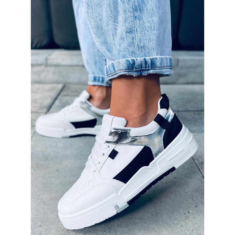 Cruz fekete edzőcipő fehér ezüst 1 Cruz fekete edzőcipő fehér ezüst 1