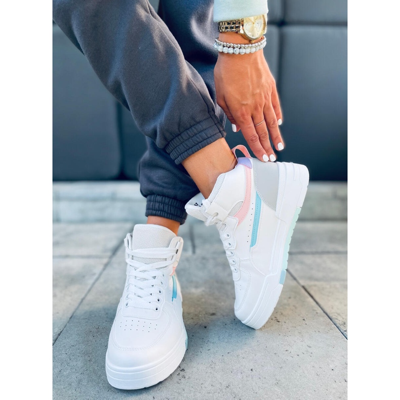 Tiago Multicolor magasszárú edzőcipők fehér 1