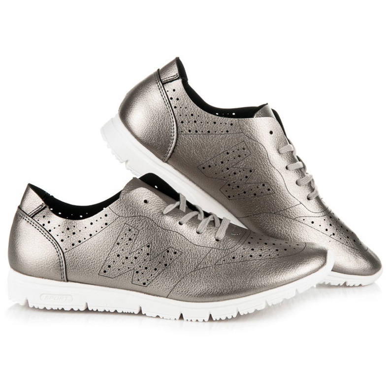 Ezüst cipők szürke 1