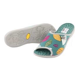 Befado női cipő pu 254D103 zöld 3