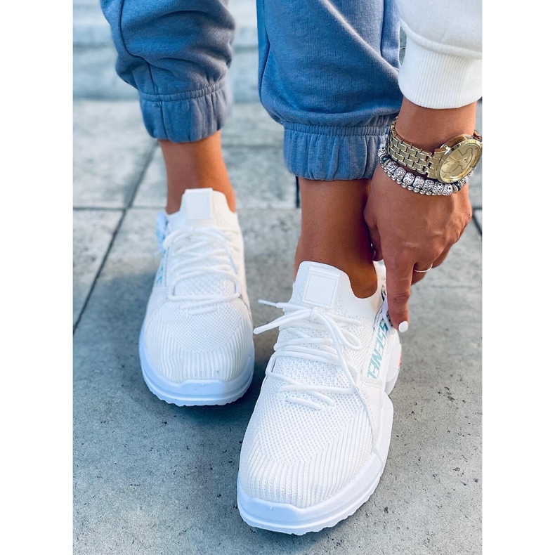 Hiral White zokni sportcipő fehér 1