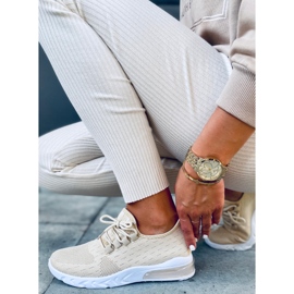 Kessi Beige zoknis sportcipő bézs 1