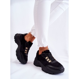 PG1 Női velúr sportcipő tornacipő fekete Britany 1