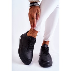 PG1 Klasszikus fekete Jennys bőr sportcipő 1