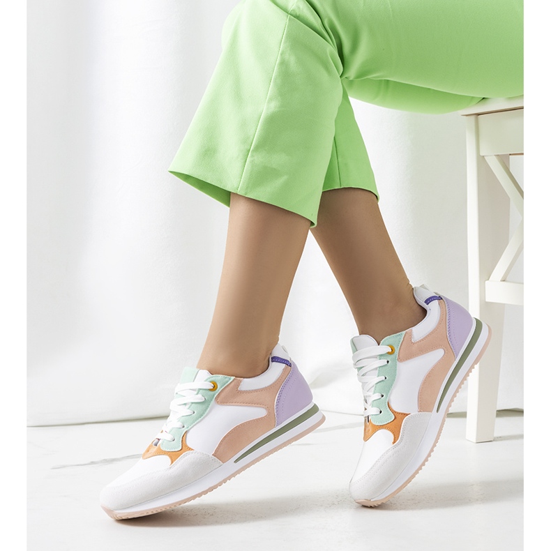 Kindler női fehér és lila tornacipő ibolya rózsaszín 1