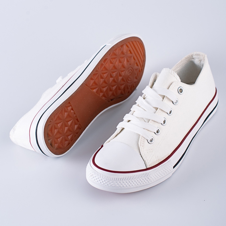 Klasszikus ifjúsági Shelovet fehér tornacipő 1