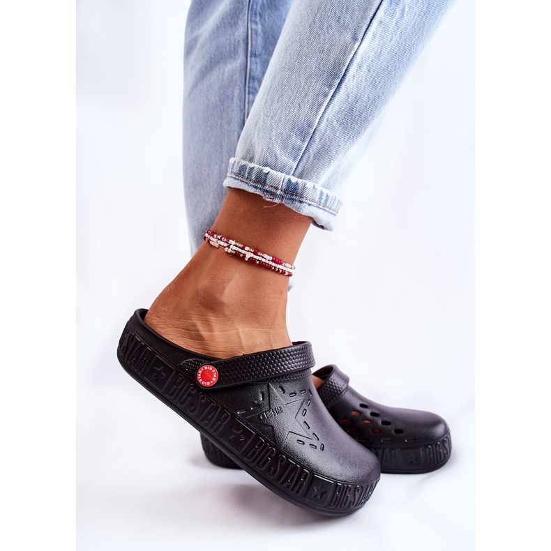 Női könnyű papucs Kroks Big Star II275001 fekete 1 Női könnyű papucs Kroks Big Star II275001 fekete 1