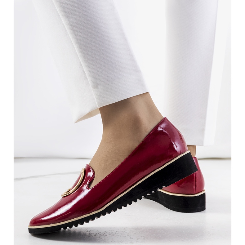 Piros lakkozott Kadyro cipő 2