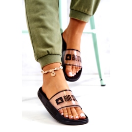 Női papucs Big Star JJ274639 fekete 3