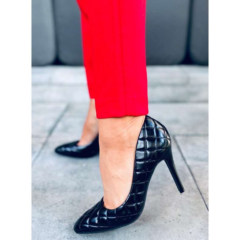 Steppelt Modi Black női magassarkú fekete 2