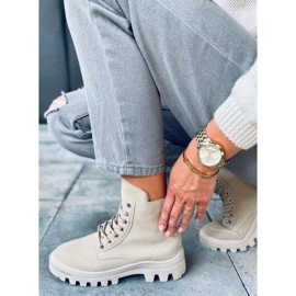 Trekking boka tornacipő Mariko Beige bézs 1