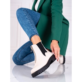 Bézs színű női táskák cipzárral 2