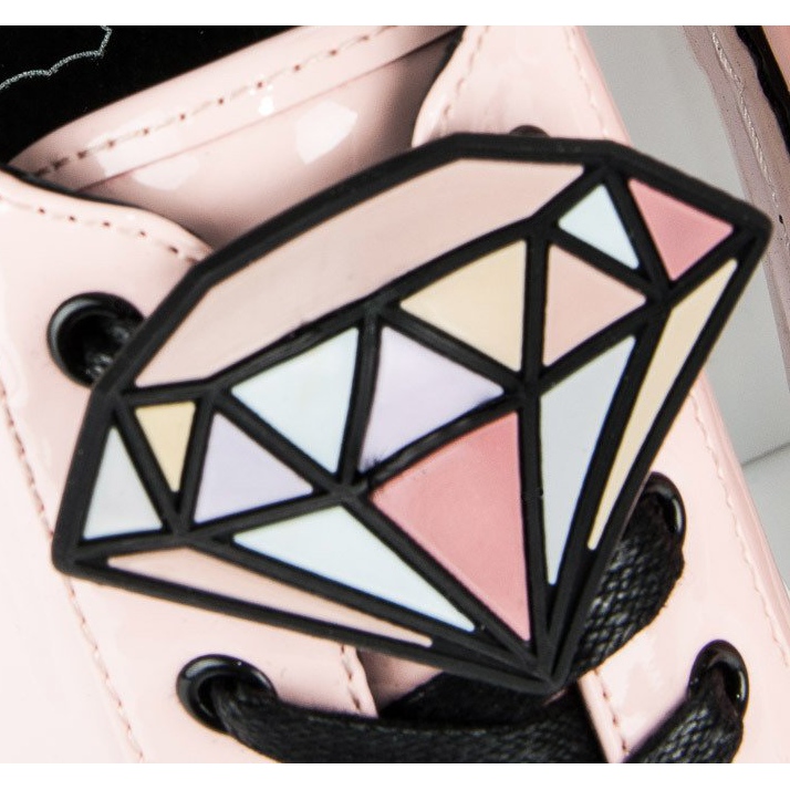 Betler Gyémánt lakkozott tornacipő rózsaszín 1