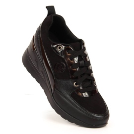 Női fűzős cipő eVento fekete 2 Női fűzős cipő eVento fekete 2