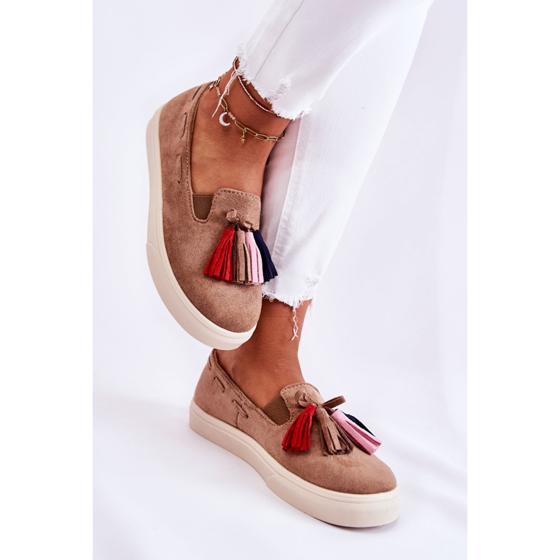 PS1 Női tornacipő Slip-On Barna Venira 2