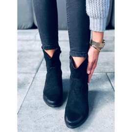 Besta Black női cowboy csizma fekete 2